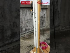 JUTAI IP67 veiligheidsblindend lichtgordijnsensor getest op weerstand tegen mist en waterinterferentie