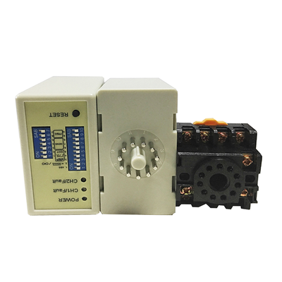 LD-200 Dual Channel Vehicle Loop Detector met 20-2000uh bereik en 110-240VAC vermogen voor parkeerbeheer