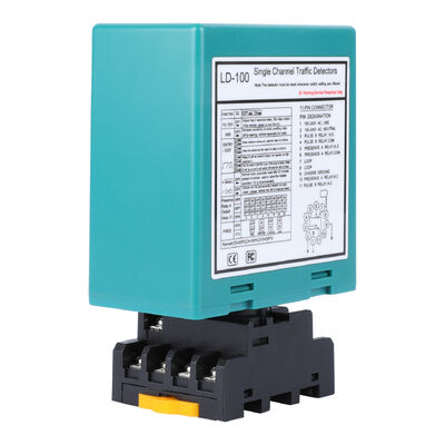 110-240V enkelkanaals boombarrière-lusdetector 40000V bliksembescherming