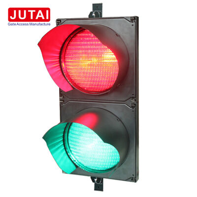 JUTAI JD112HF-C 100 mm rood en groen LED verkeerslicht met IP65-bescherming voor parkeerbarrièrepoorten